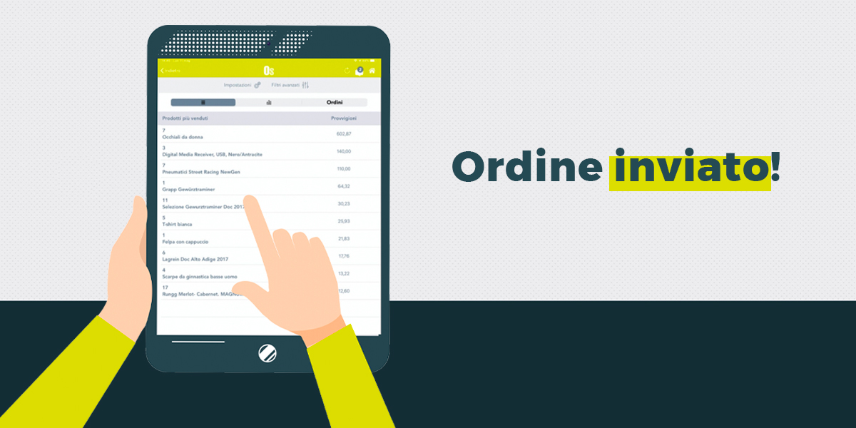 order sender ordini agenti app