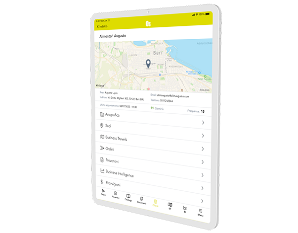 order sender app giro visite