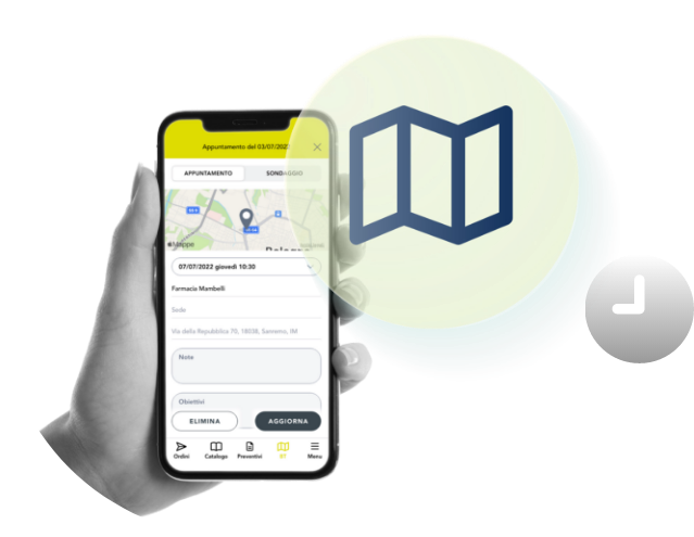 giro visite agenti order sender