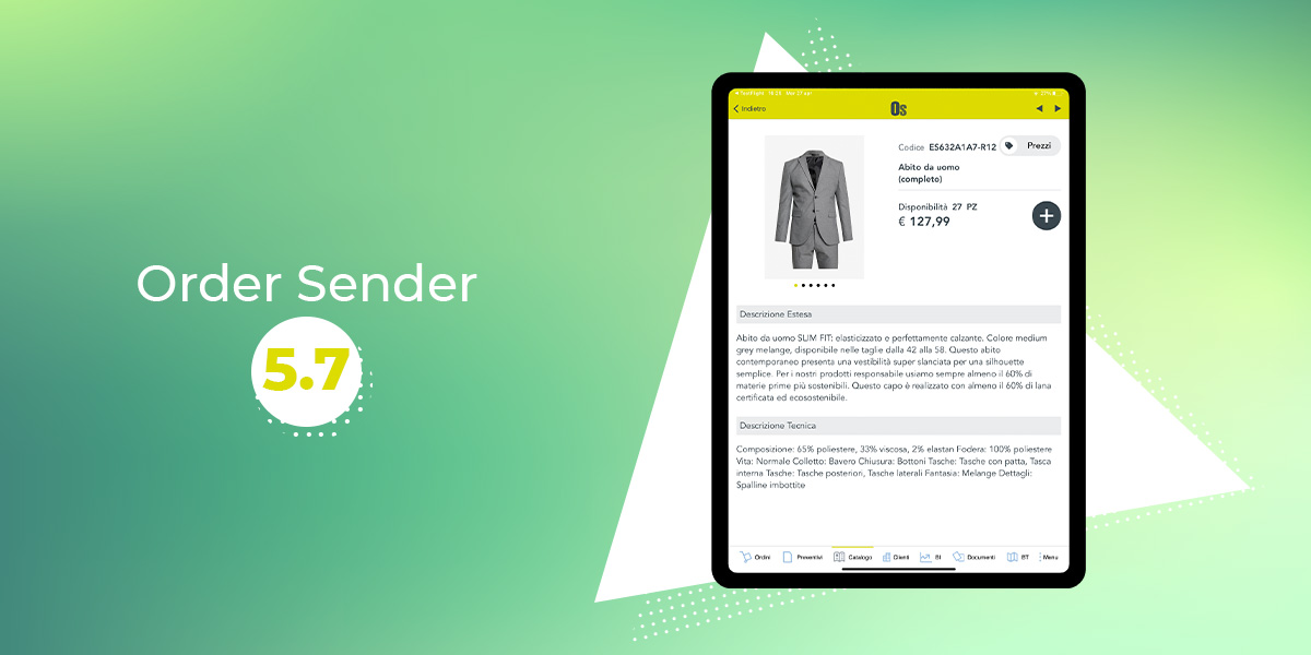 order sender app agenti novita