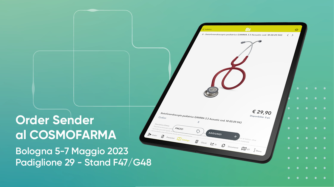App per informatori scientifici cosmofarma order sender