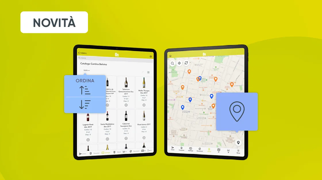 novità order sender nuove funzionalità e ottimizzazioni app raccolta ordini