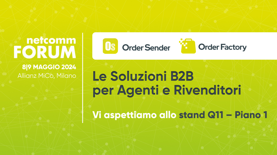 order sender al Netcomm Forum 2024