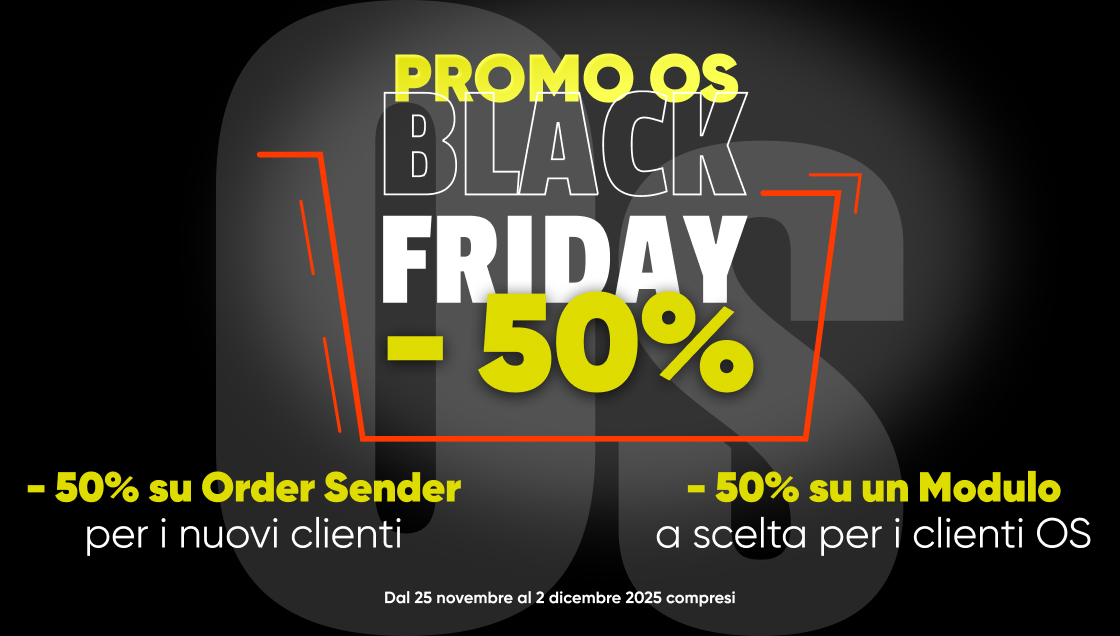 CRM sales promo black friday 50% Order Sender