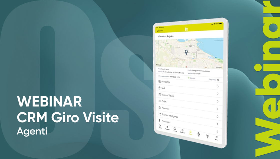 CRM Giro visite agenti Order Sender