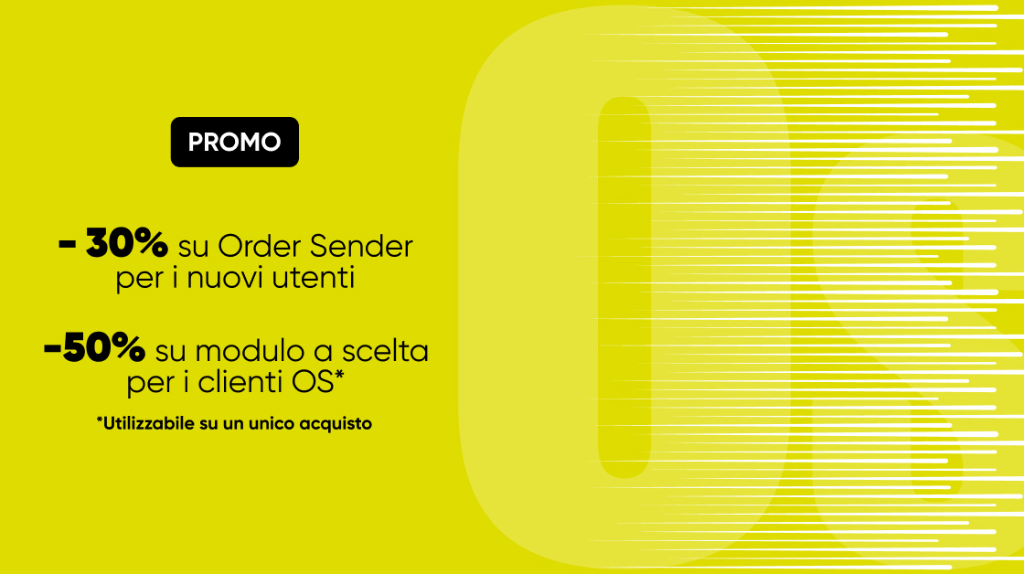 Software di raccolta ordini per agenti in promo Order Sender
