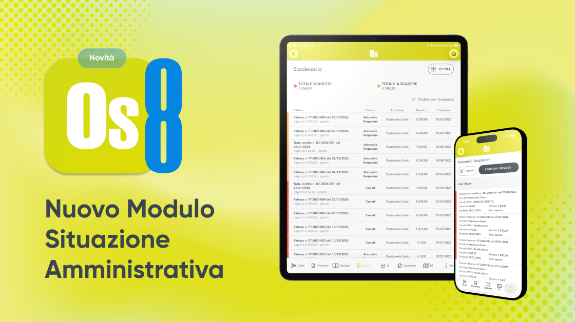 Nuovo Modulo Situazione Amministrativa Order Sender 8